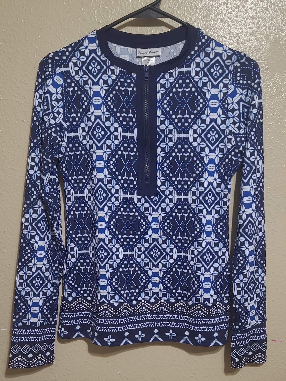 Tommy Bahama Indigo Cowrie Rash Guard